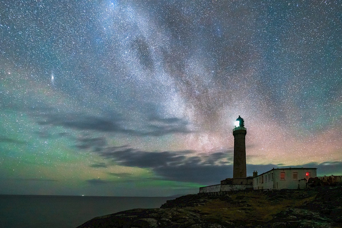 Ardnamurchan Lighthouse under the Milky Way | Steven Marshall Photography