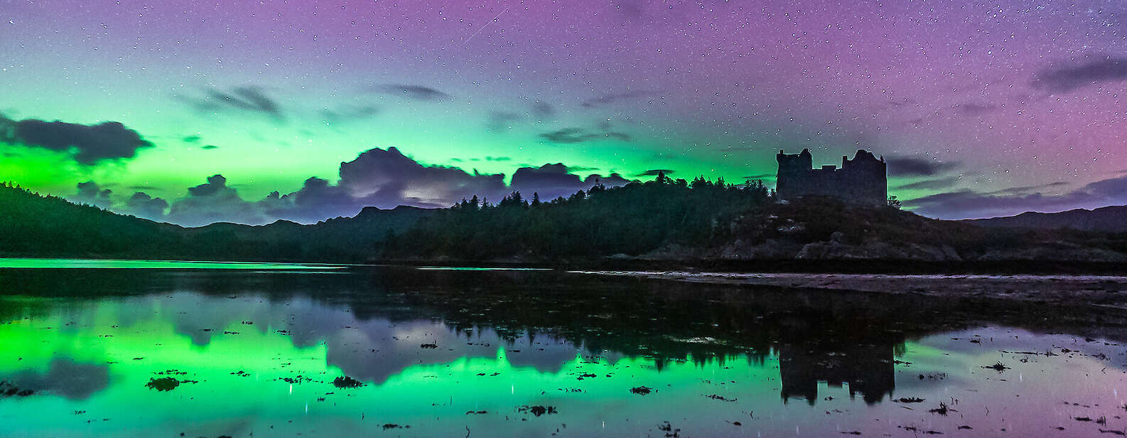 Castle Tioram Northern Lights | Courtesy of Steven Marshall Photography - www.smarshall-photography.com