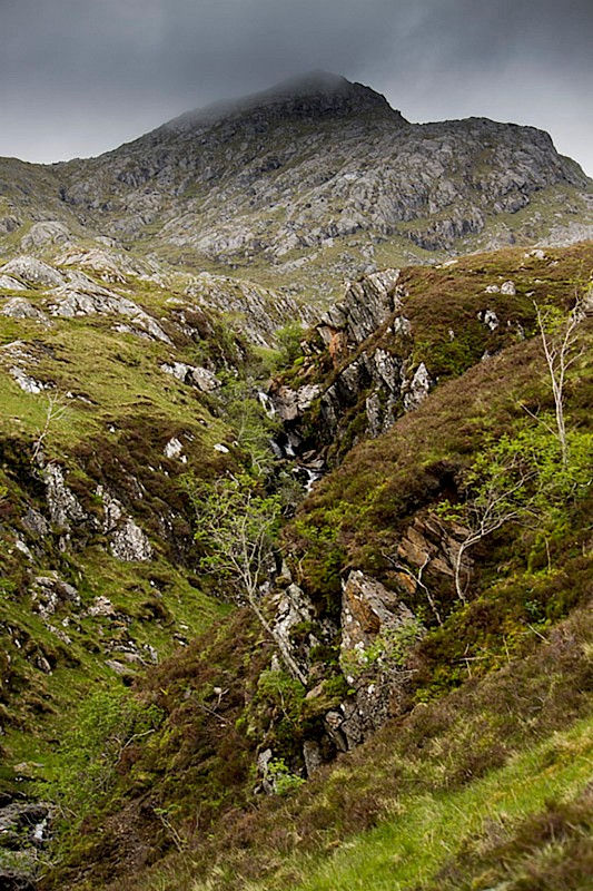 Beneath the peak of Ben Resipole