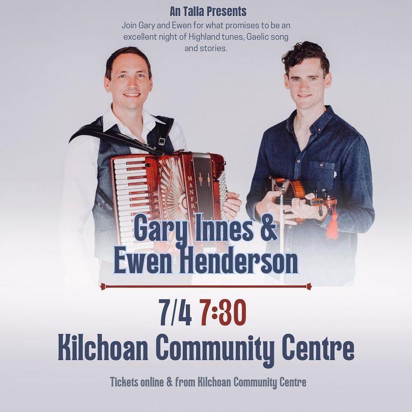 Gary Innes & Ewen Henderson at Kilchoan Community Centre | West ...